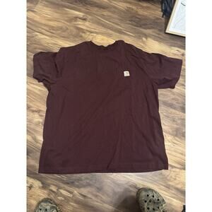 Lot Of (2) Carhartt Shirts Short Sleeve Loose Fit 2XL